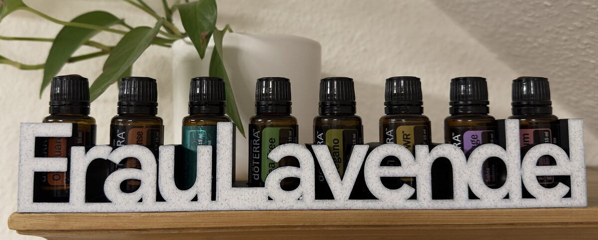 Aromaölhalter Frau Lavendel