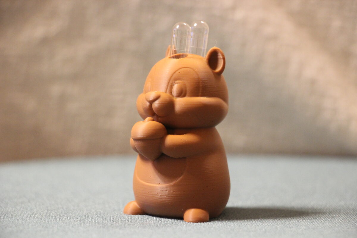 Kapselhalter Eichhörnchen Braun