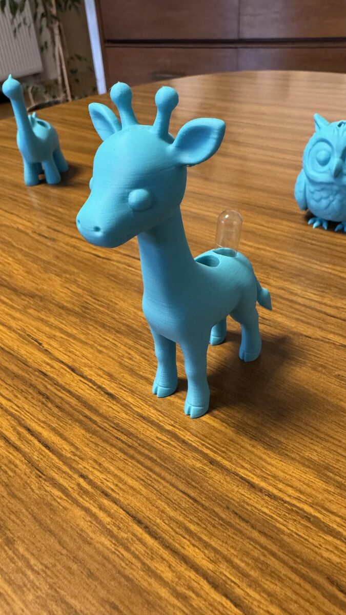 Kapselhalter Giraffe Türkis